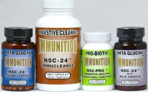 4 bottles of supplements